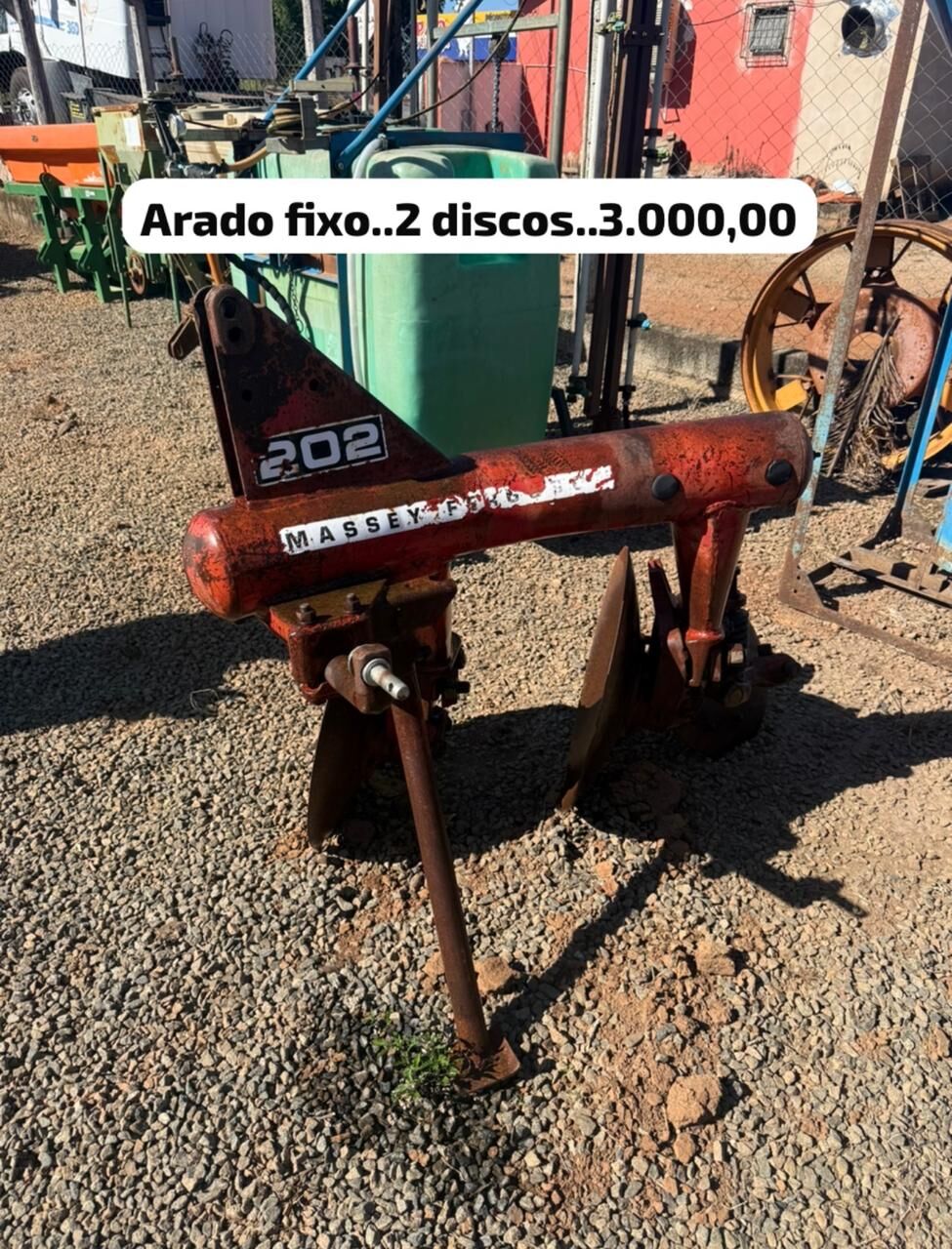 Arado fixo 2 discos